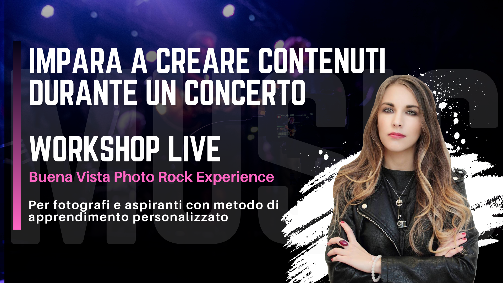Impara a creare contenuti durante un concerto